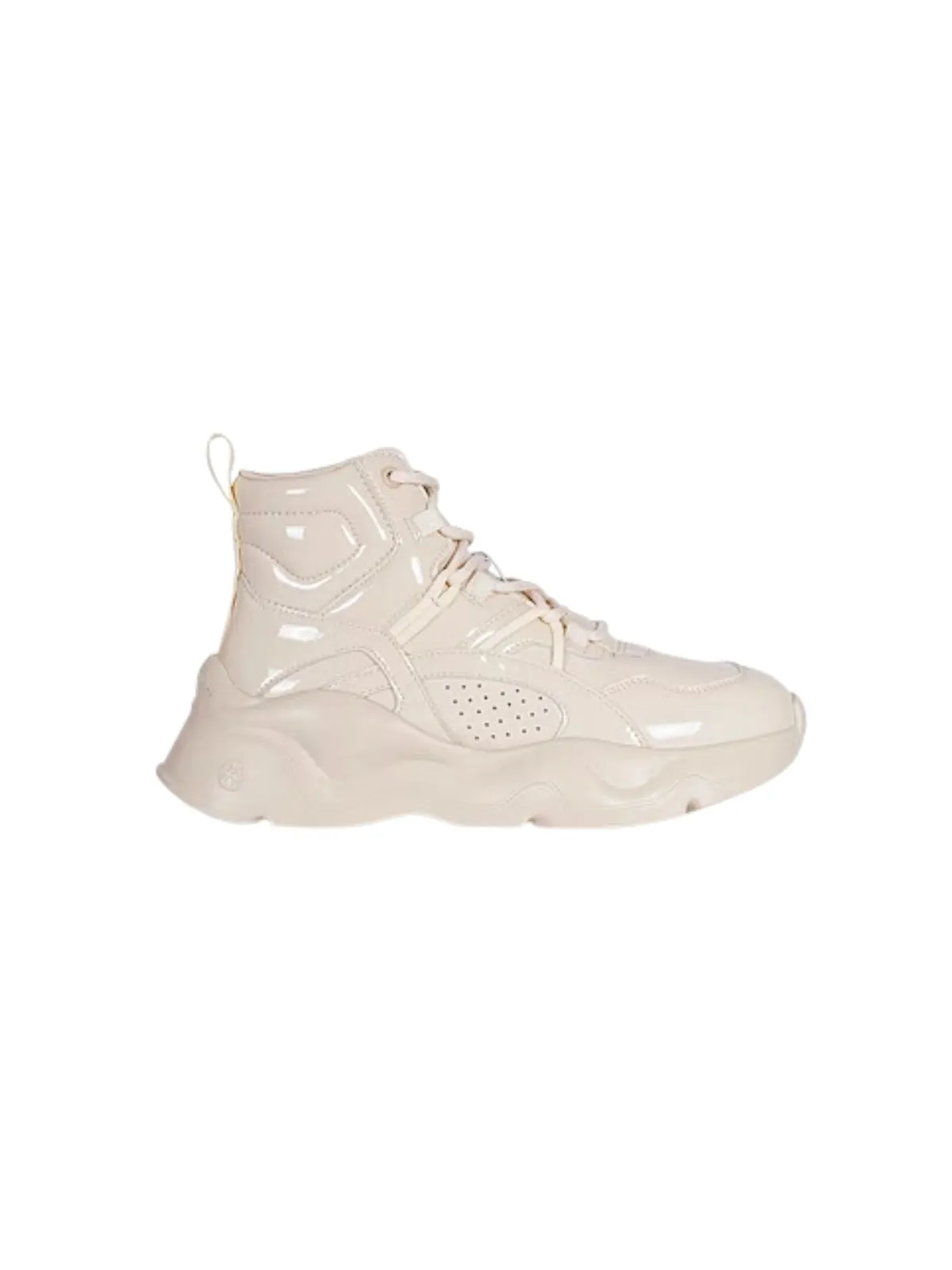 Acupuncture Sneaker Reflex High Top Cream