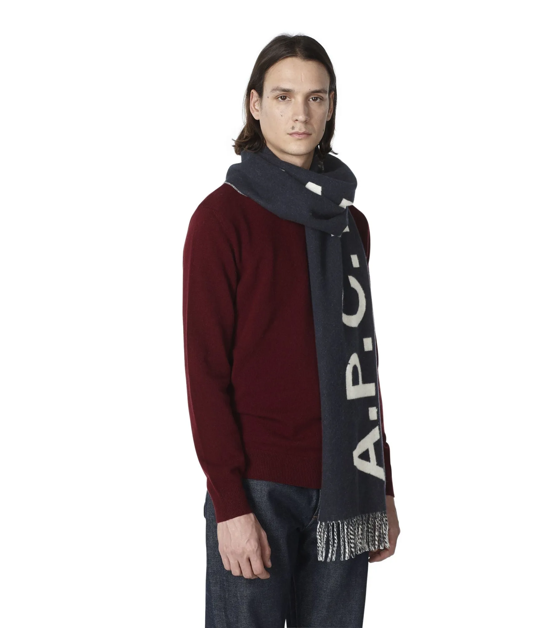 A.P.C. -  Angele Scarf Dark Navy - Scarf