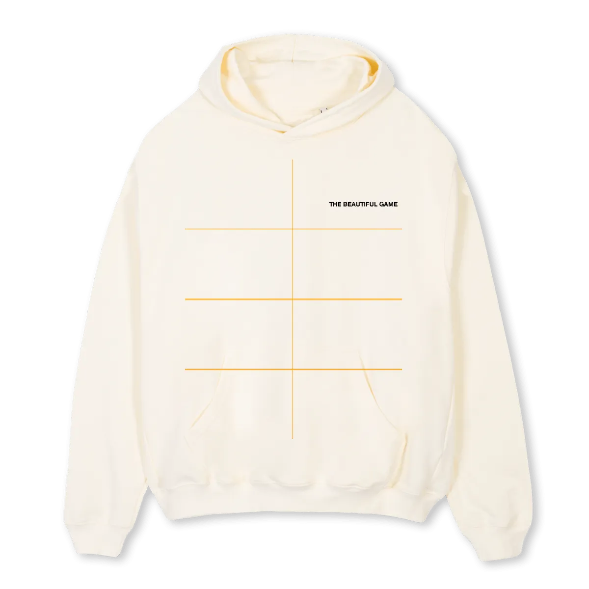 ARMANDO HOODIE Cream Oversized Hoodie.