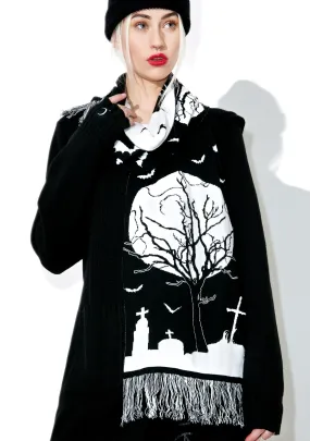 Eerie Cemetery Scarf-