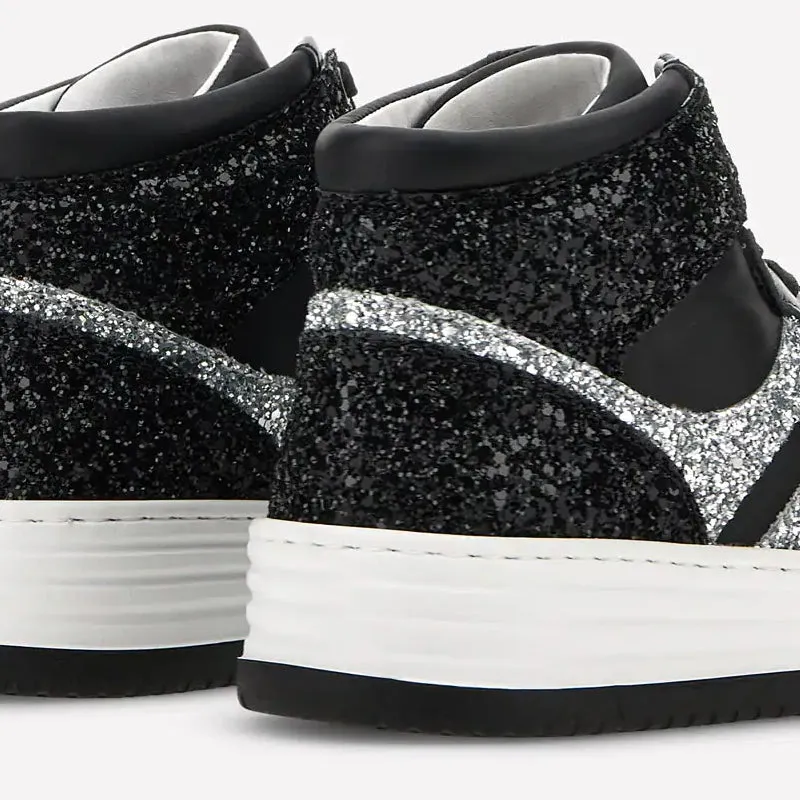 Hogan Sneakers High Top H630 Nero Argento