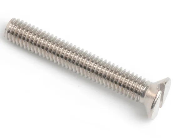 M10 X 50 SLOT COUNTERSUNK MACHINE SCREW DIN 963 A4 STAINLESS STEEL