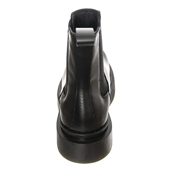 MR BOOTS Womens T 08 Smooth Greasy Black Boots