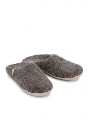 Natural Brown Slip On Simple Slipper    