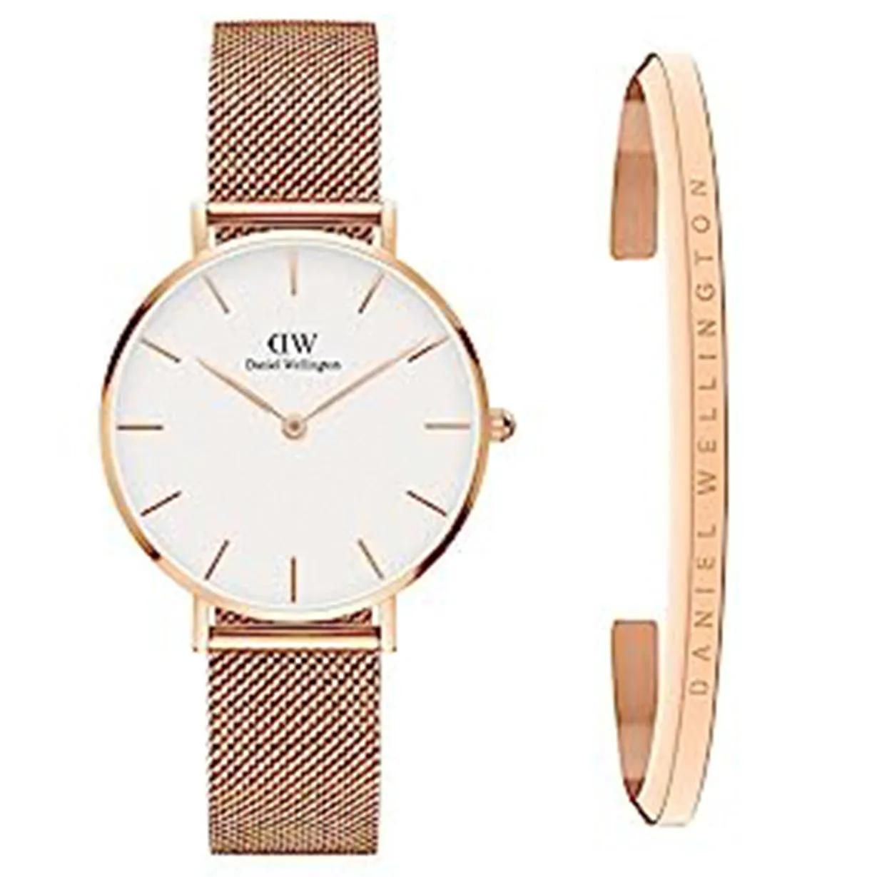 Petite Melrose White & Rose Gold