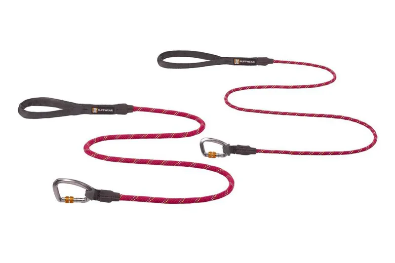 Ruffwear Knot-a-Leash Rope Dog Lead Hibiscus Pink