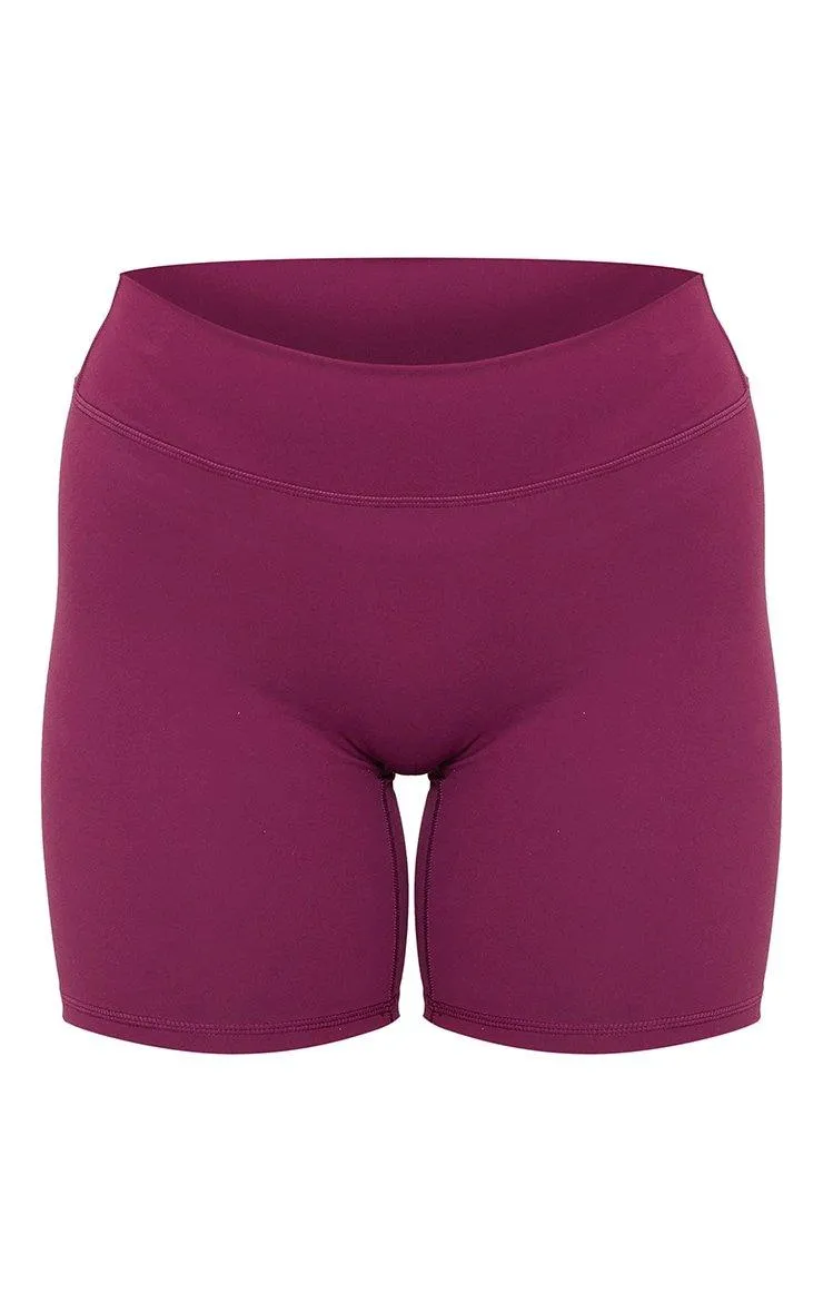 Shorts | Plum Sculpt High Waist Gym Shorts | PrettyLittleThing