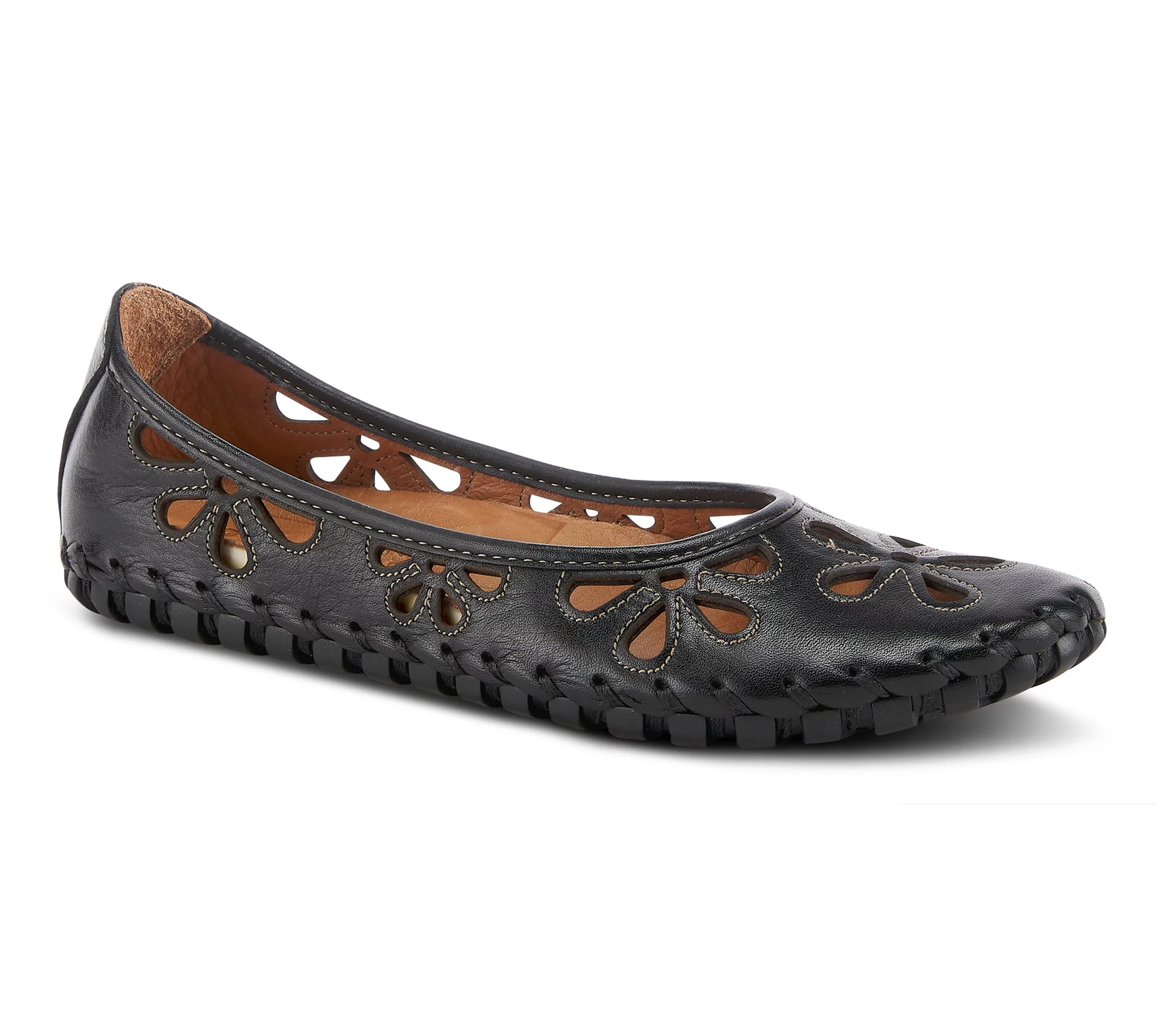 Spring Step Leather Slip-ons - Rayely