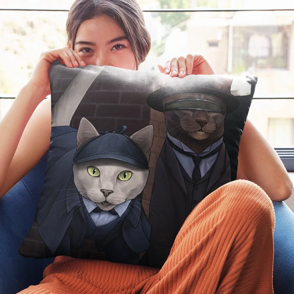 Star Trek: The Next Generation Detective Cats Pillow - 16 x 16