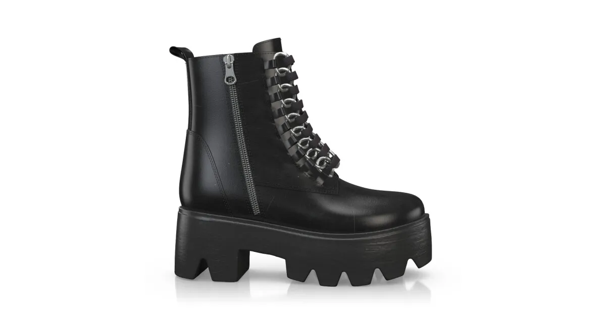 Strong Sole Ankle Boots 59302