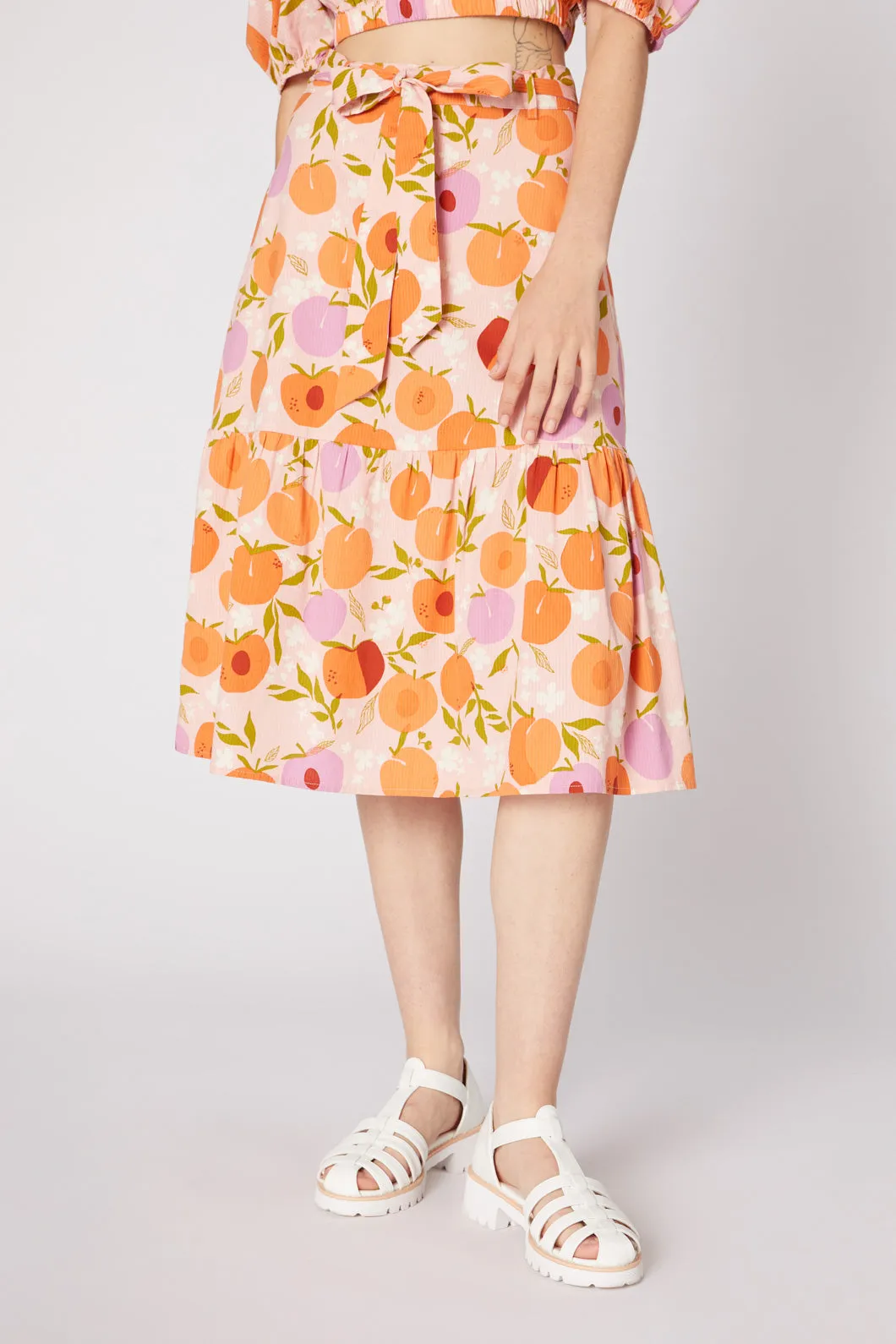 Summer Peach Skirt