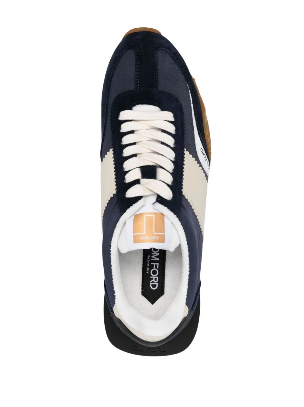 Tom Ford    Tom Ford James Suede And Technical Fabric Sneakers