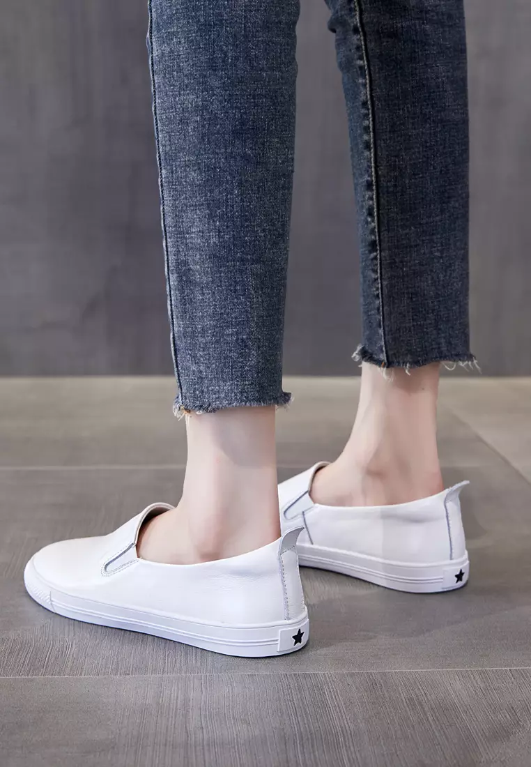 Twenty Eight Shoes Leather Slip-Ons RX1292