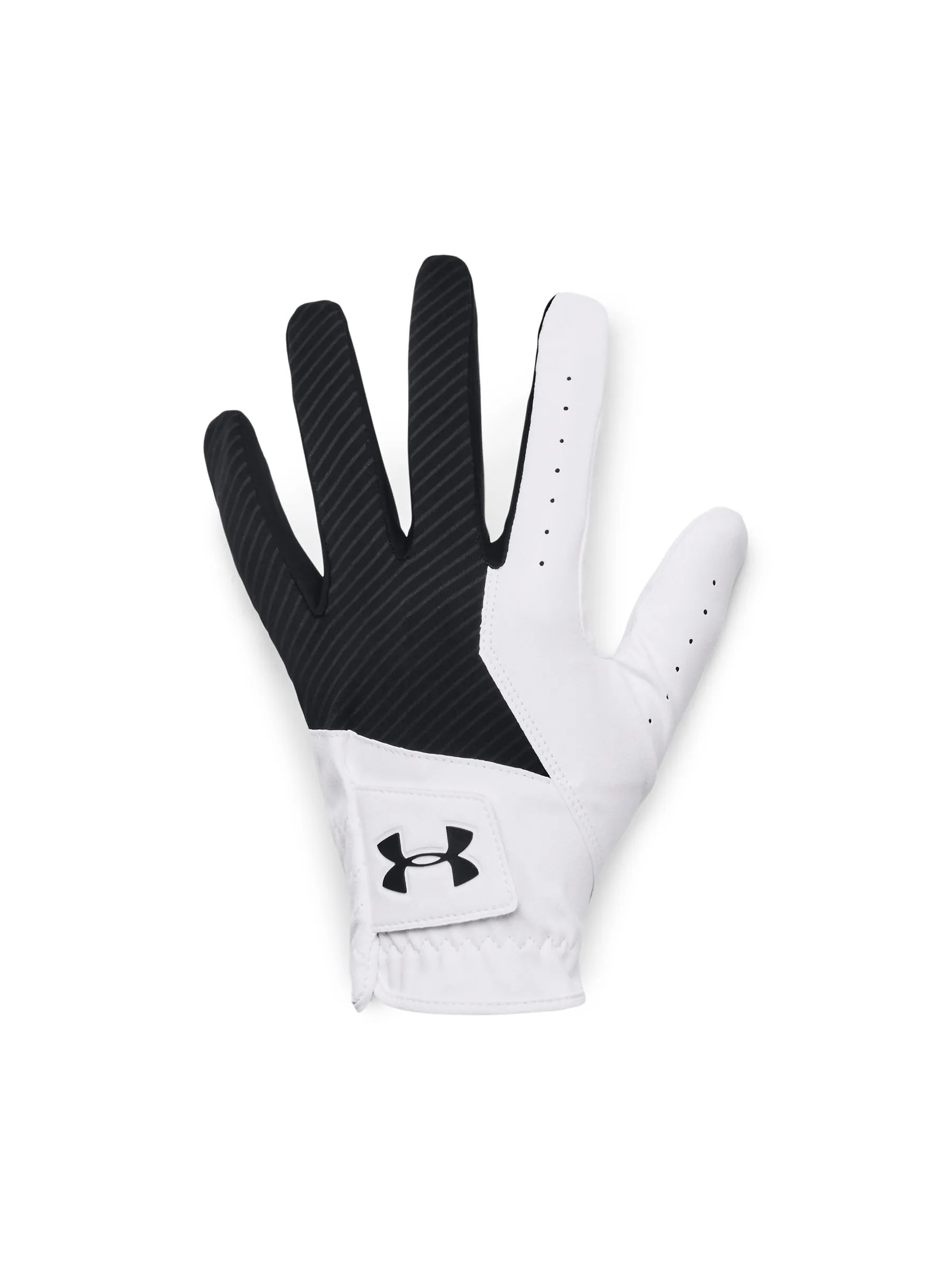 Under Armour White/Black Golf Mdeal Gloves