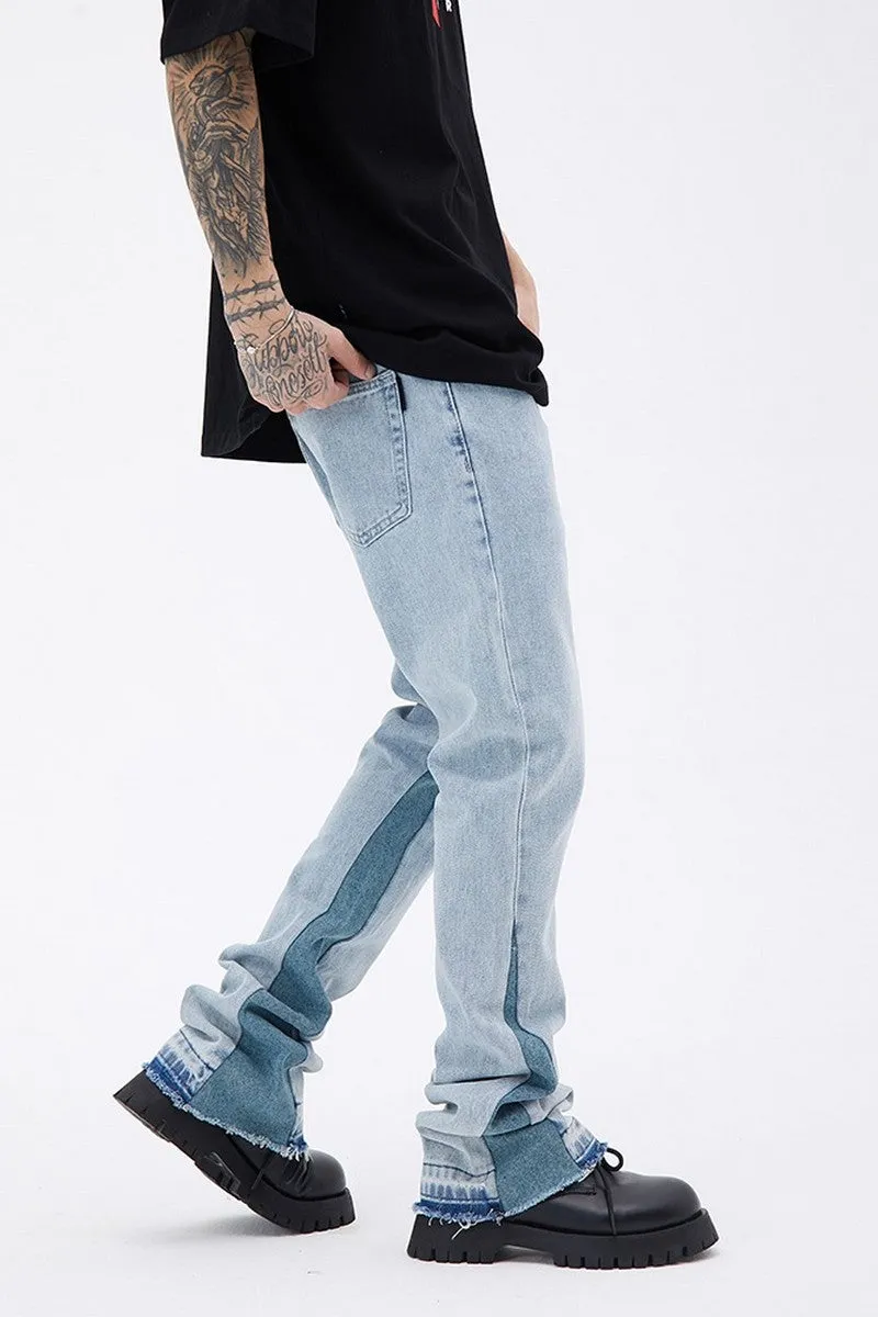 Vintage Washed Flared Jeans