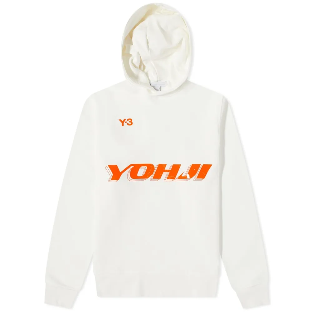 Y-3 Graphic HoodyCore White